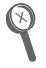icon to deactivate the lens
